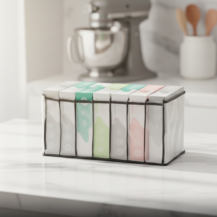 7 Grid Clothes Organizer for Wardrobe