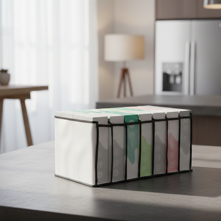 7 Grid Clothes Organizer for Wardrobe