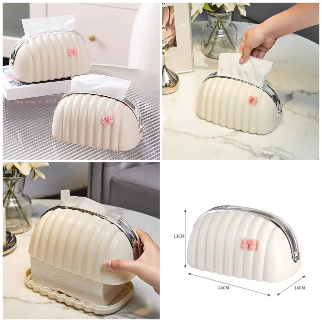 Decorative Shell Tissue Box