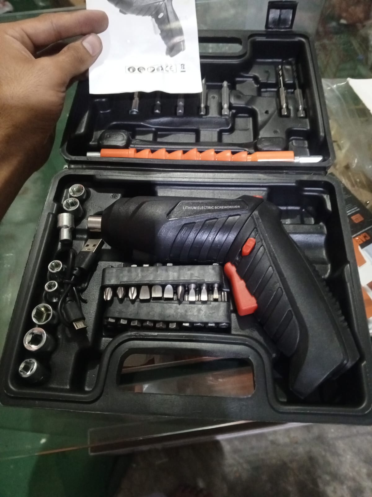Rechargeable Electric Screwdriver Set