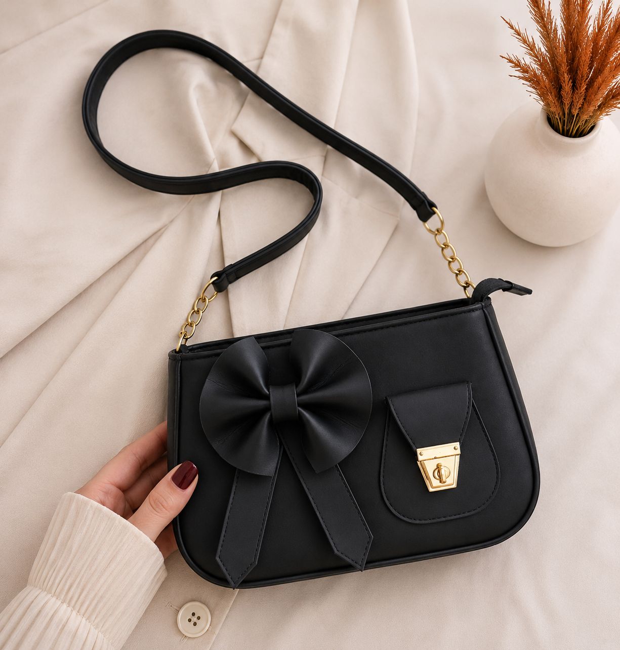 Bella Bow Shoulder Bag