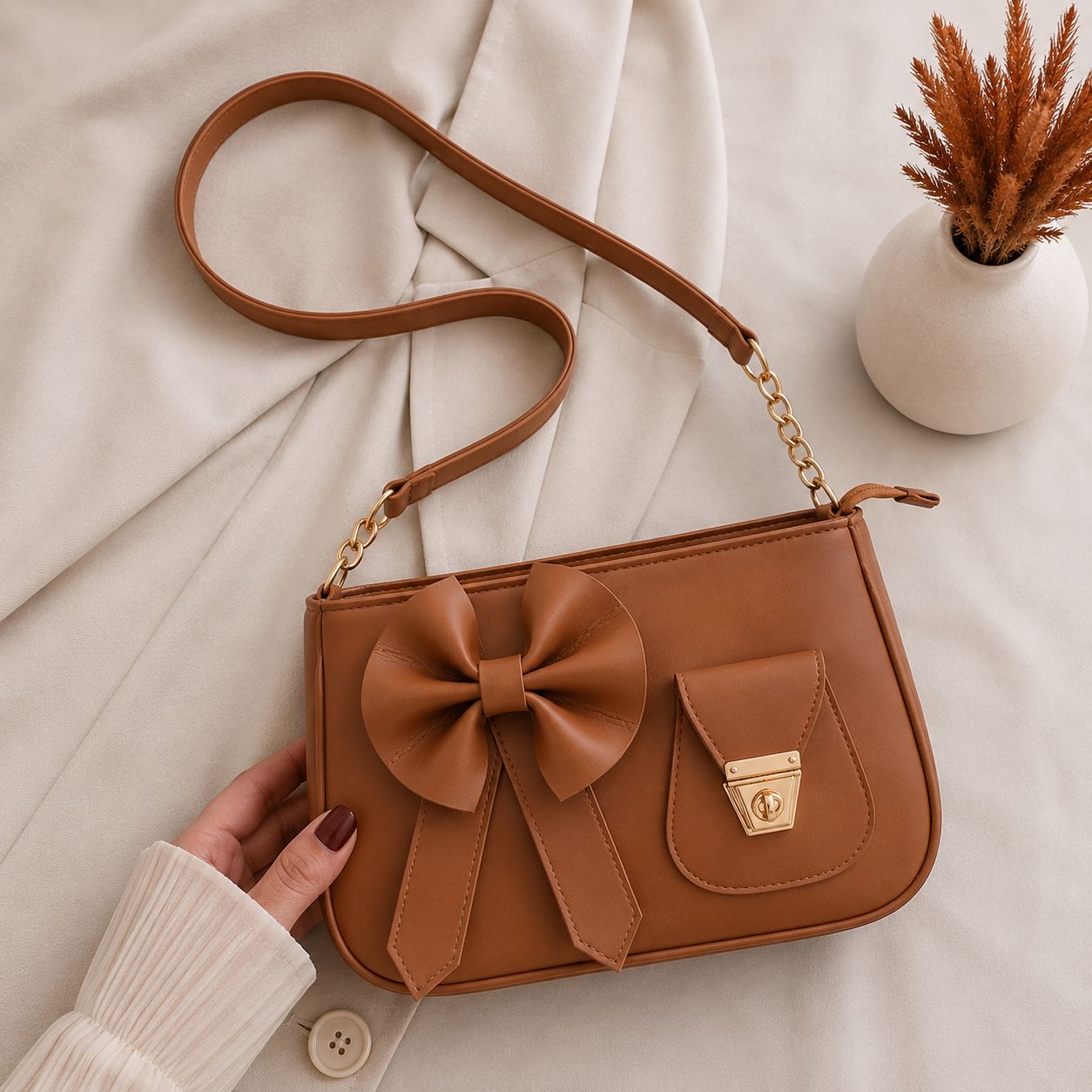 Bella Bow Shoulder Bag