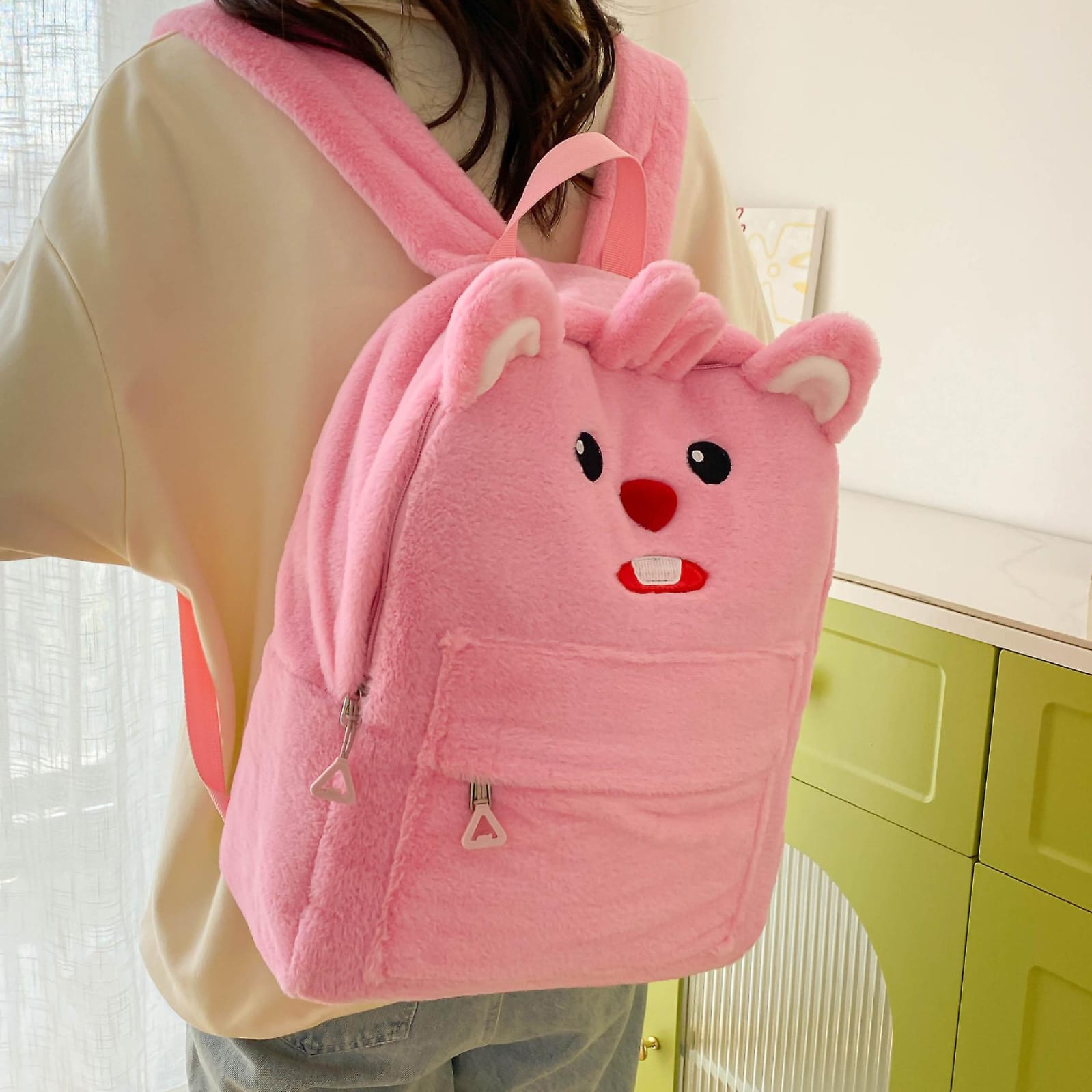 Cute Bunny Plush Backpack