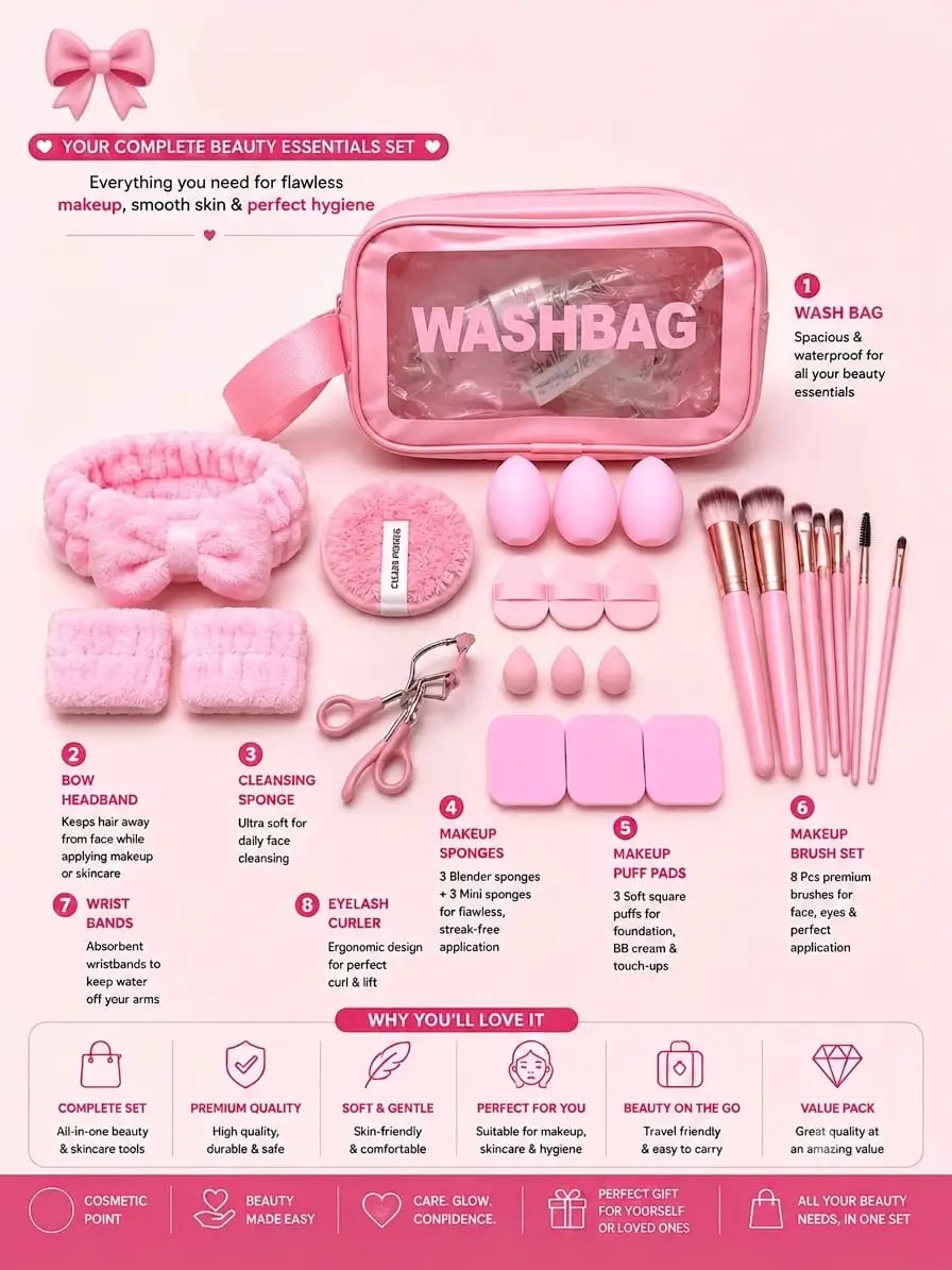 Multipurpose Travel Beauty Kit