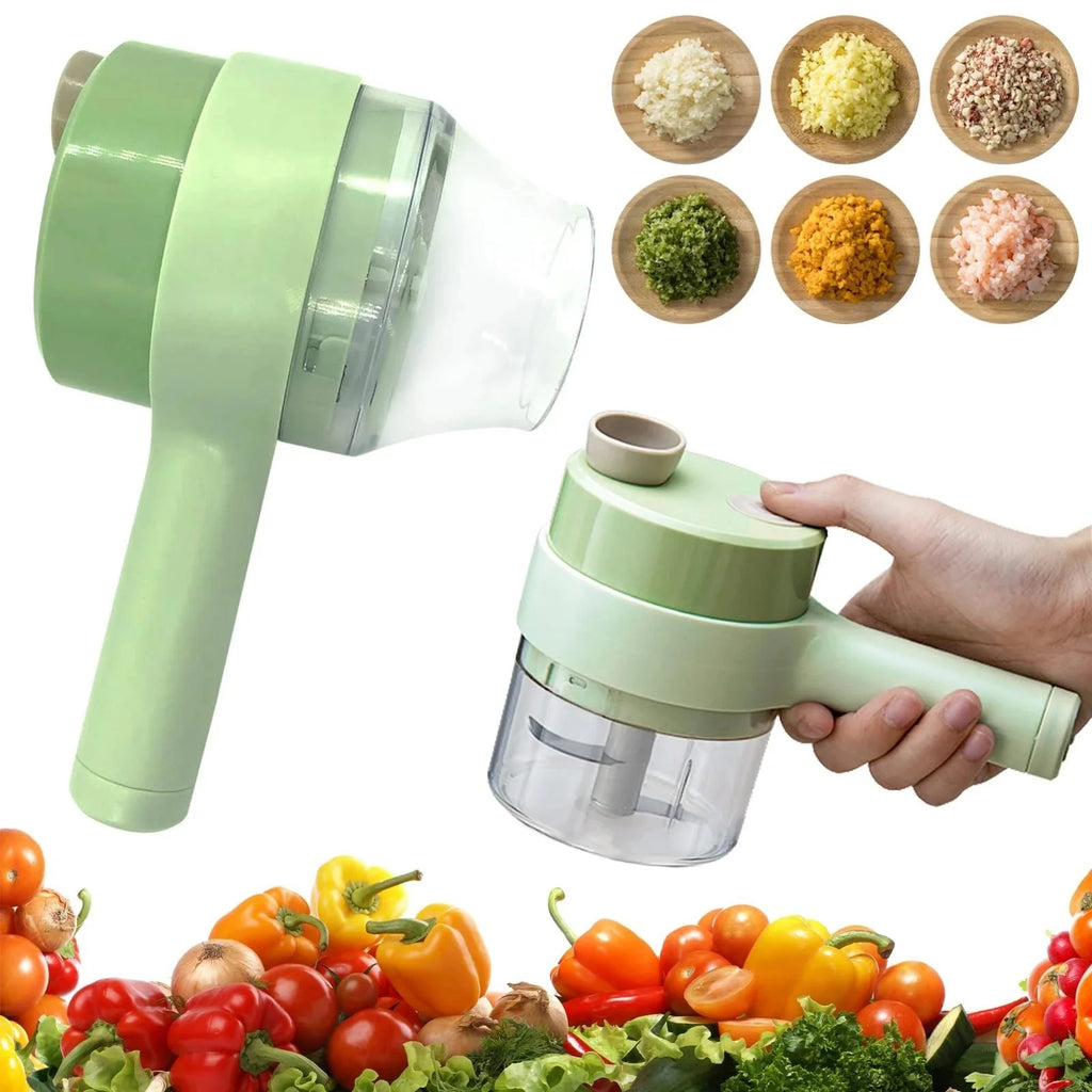 Electric Handheld Vegetable Cutter Slicer
